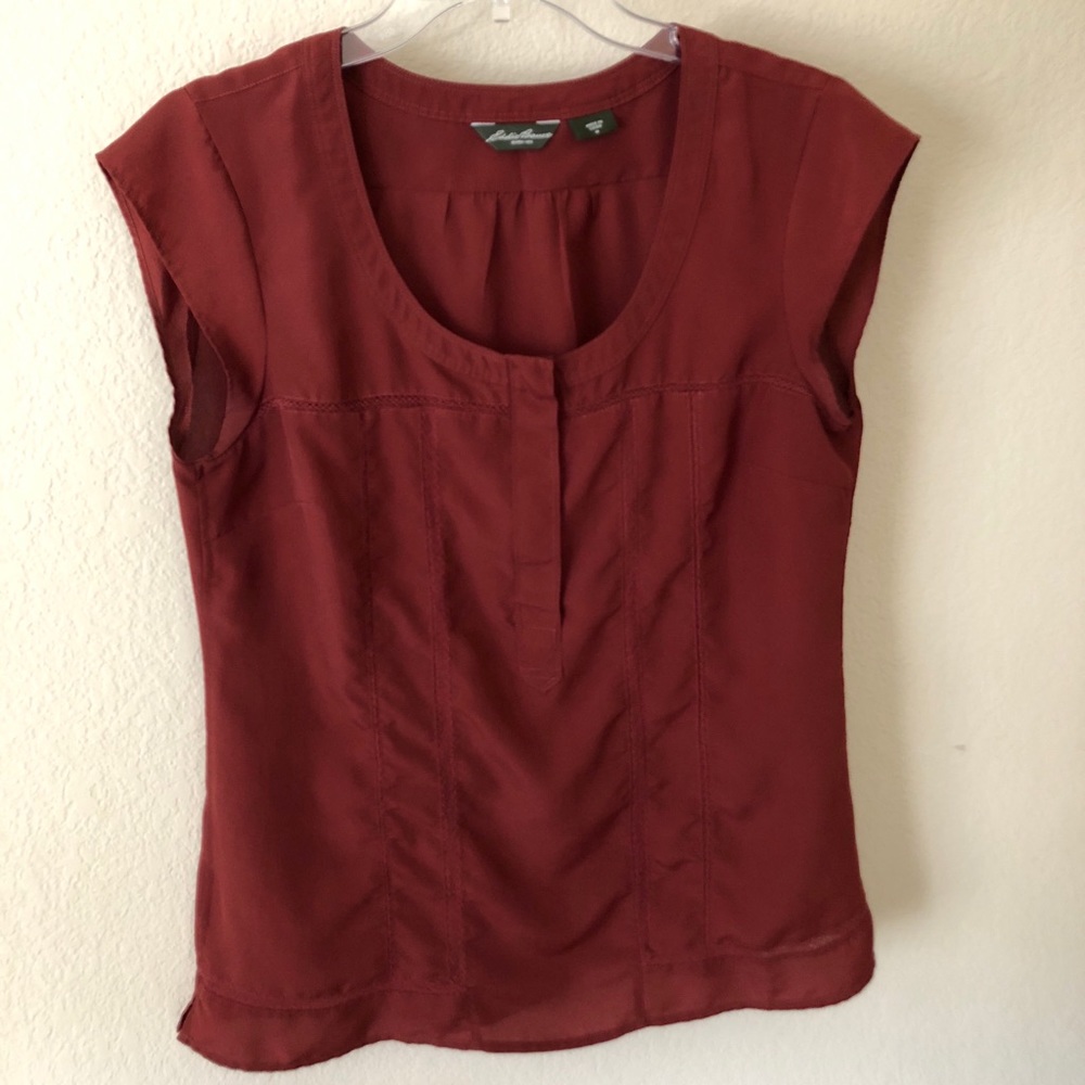 Eddie Bauer Scoop Neck Top